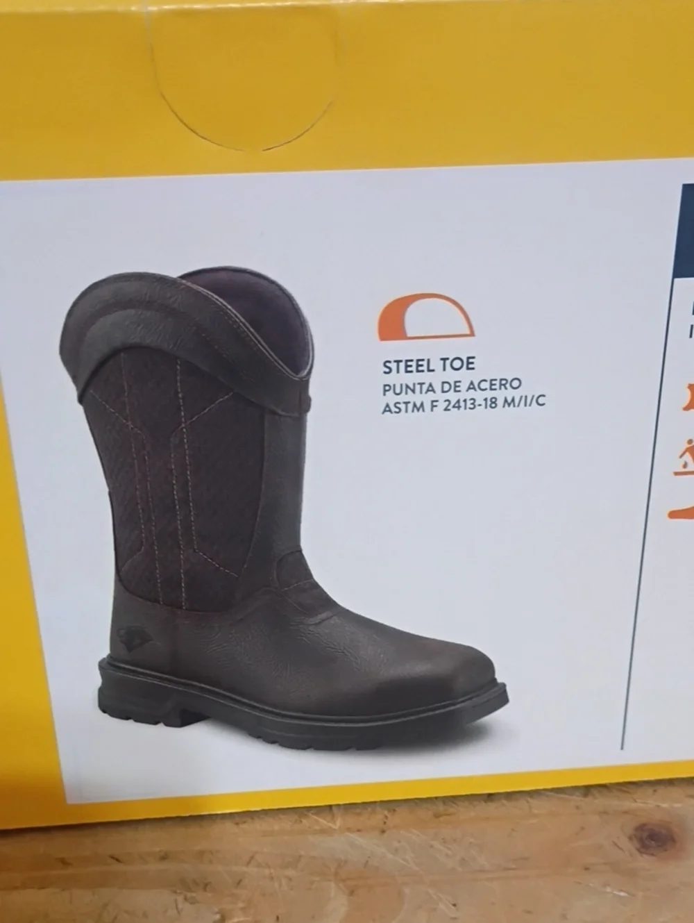 Herman Survivors Men's Granite Pull On Steel Toe Work Boots Size 8 NWT